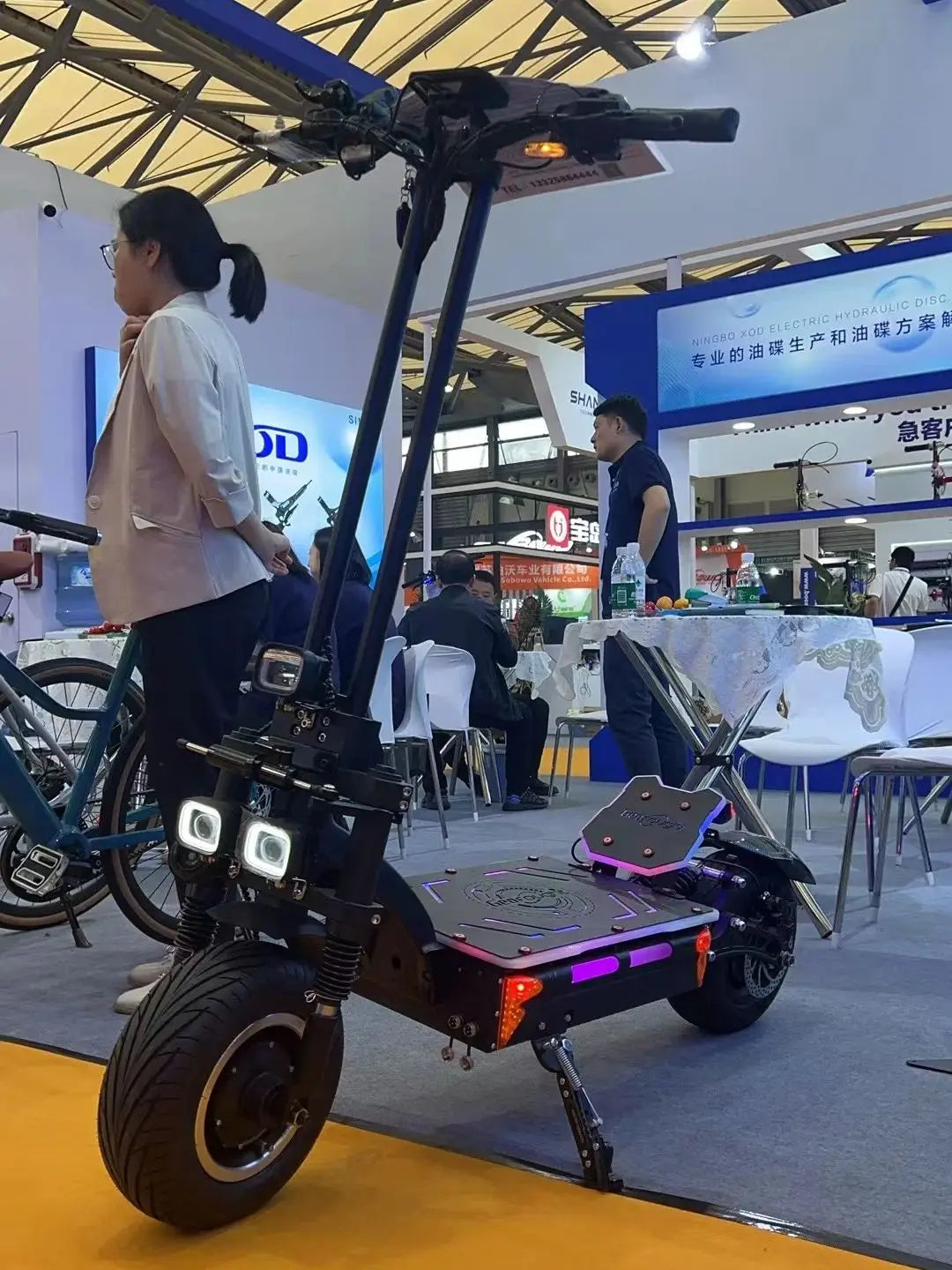 2024 72V Adult Dual 70H Motor 15000W Escooter 50AH Battery 60A Controller Foldable Electronic Scooter with Seat for Men.