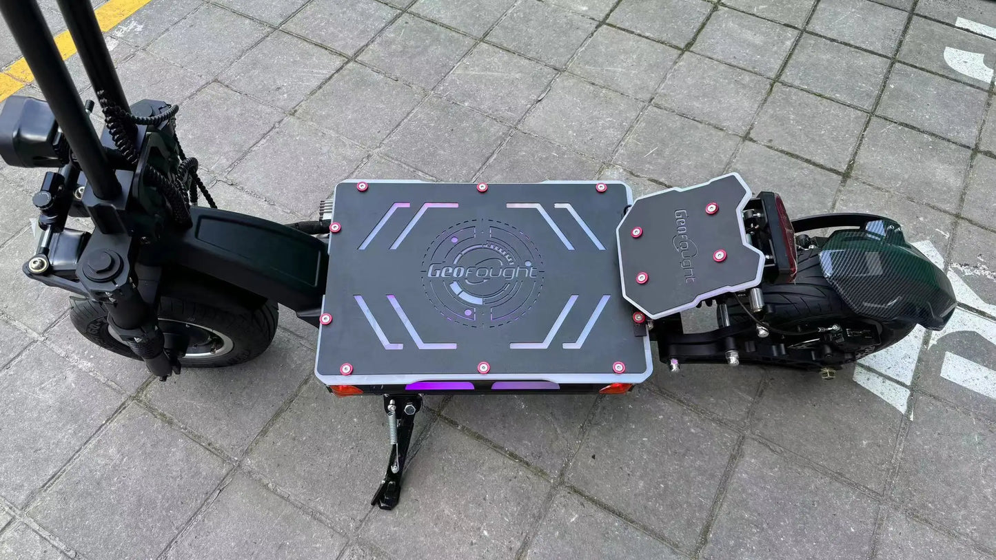 2024 72V Adult Dual 70H Motor 15000W Escooter 50AH Battery 60A Controller Foldable Electronic Scooter with Seat for Men.
