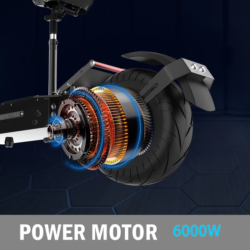 48V 52V 60V 72V Electric Scooter 1200W 6000w Powerful Motor with Hydraulic Brake max 90KM/H Adult Scooter Elecric with Seat.