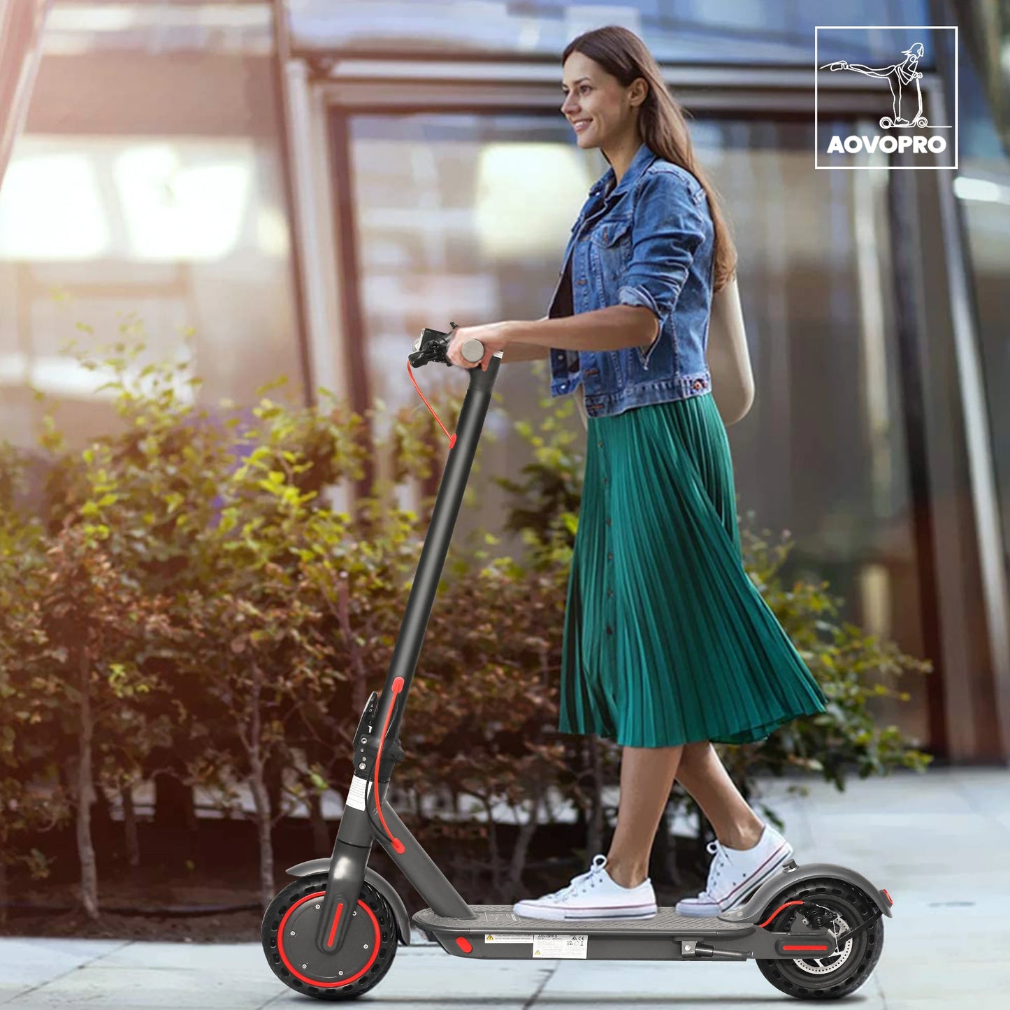 AOVOPRO ES80 Electric Scooters 350W 31km/h Smart APP Folding Scooter For Work Aluminum Alloy Electric Scooter Long Battery Life.
