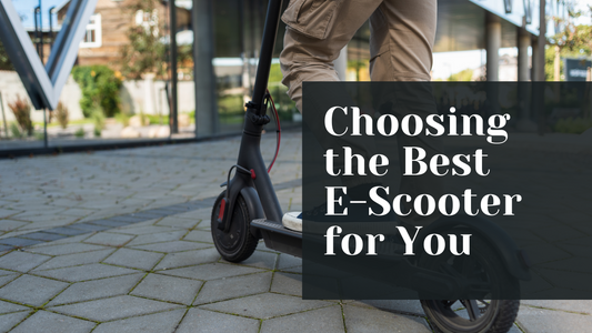 Choosing the Best E-Scooter for You: A Comprehensive Guide