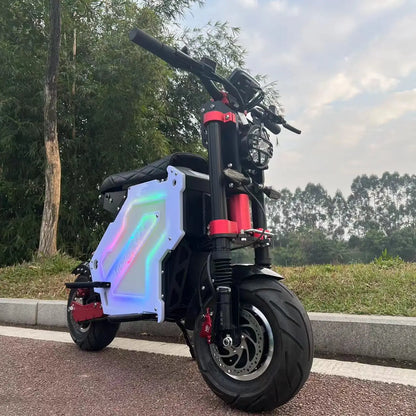 New 120Kmh 70Mph Fast Seated Electric Scooters Off-Road 72V 60V 52V 10000W 15000W 7000W 5000W Dual Motor Electric Bike Adult.