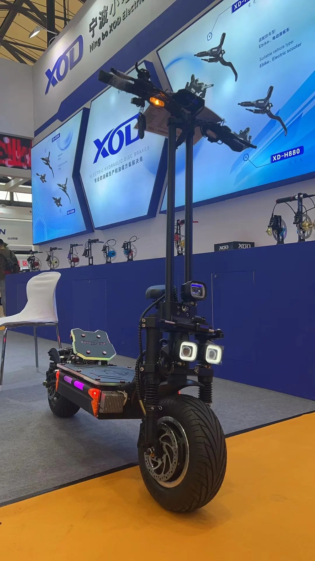 2024 72V Adult Dual 70H Motor 15000W Escooter 50AH Battery 60A Controller Foldable Electronic Scooter with Seat for Men.