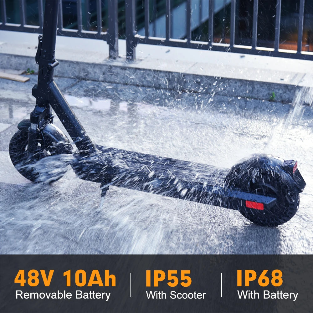 Mankeel Poineer Escooter 500W Electric Scooter for Adults 48V 10Ah 16Mph Electric Scooter 10 inch Off-road Tire Folding EScooter.