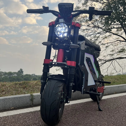 New 120Kmh 70Mph Fast Seated Electric Scooters Off-Road 72V 60V 52V 10000W 15000W 7000W 5000W Dual Motor Electric Bike Adult.