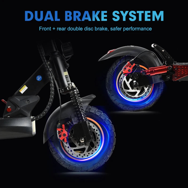 Mankeel MX-14 800W Electric Scooter for Adults 28MPH 48V 15AH Folding Commute Off Road Electric Scooter 37 Miles Range E-Scooter.