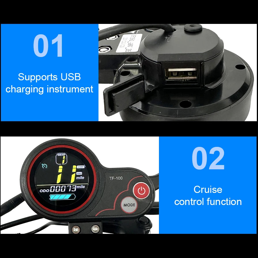 Electric Scooter with Off-road Tire, Kick Scooter, Electric E-Scooter, 10in, 45 km/h, 45km, 55km Range, 13Ah, 15Ah, 800W.