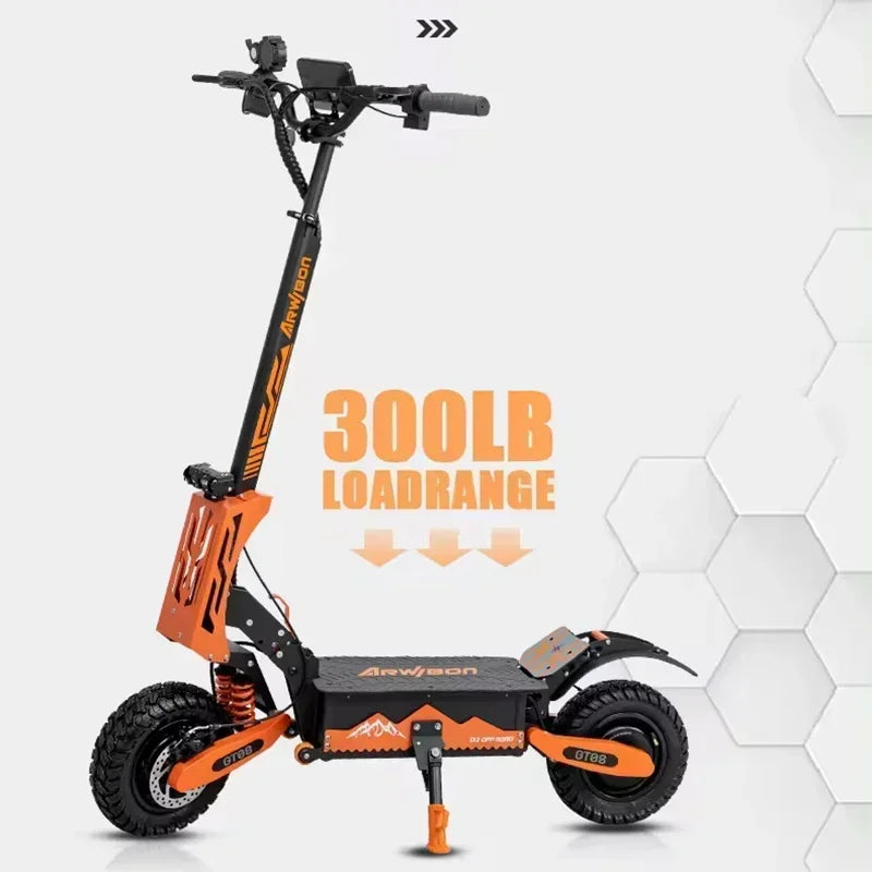 2024 Q08Pro 5600w Dual Motor Electric Scooter 60V 27AH Max speed 70-80km/h Lcd display 11inch tyres escooter Max Range 80KM.