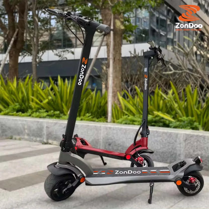ZO08 Peak 800w 48v Electric Scooter 2024  New Max Speed 40km/h Mobile Connection APP 10 inch Solid Tyres Foldable escooter.
